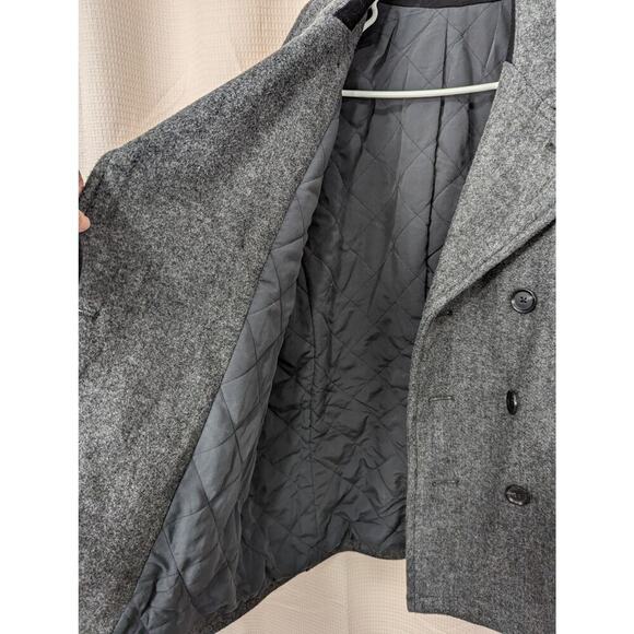 OLD NAVY! TRENDING DOVE GRAY CLASSIC NAVY PEACOAT, JACKET, COAT! SZ M - Picture 6 of 8